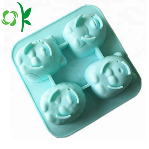 Silicone 4Cake khuôn dễ thương Cartoon nướng khuôn