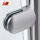 Stainless steel glass to wall hardware clamp