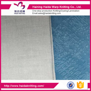 Curtain Knitted Burnout Brushed Velour Fabric