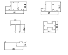 Premium Aluminum Window And Door Profiles for Modern Construction