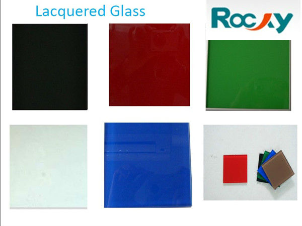 Colored Lacquered Glass with different designs