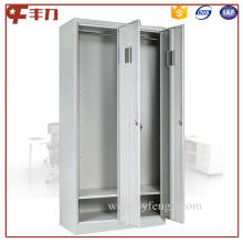 Knock down structure metal 2 door wardrobe