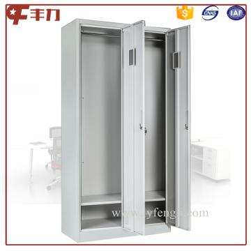 Knock down structure metal 2 door wardrobe
