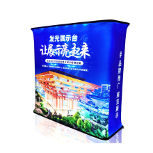 FEAMONT Aluminum Pop-Up Counter: Durable Polyester Trade Show Bar Counter for Advertising Promotion