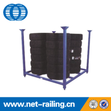 Warehouse used metal stacking mobile the tire rack