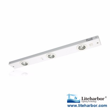 Aluminum Flush mounted Kitchen Under Cabinet Lighting LED/ Halogen