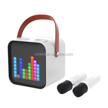 Portable Bluetooth Karaoke Speaker with Wireless Microphones