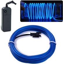 9ft/3m Neon Glowing EL Wire with Battery Controller - Multi-Color El Wire