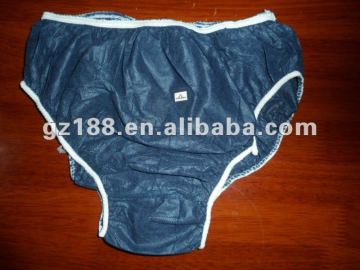 Disposable underwear, non woven fabric product