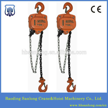 1 ton Vital chain hoist, vital chain pulley block