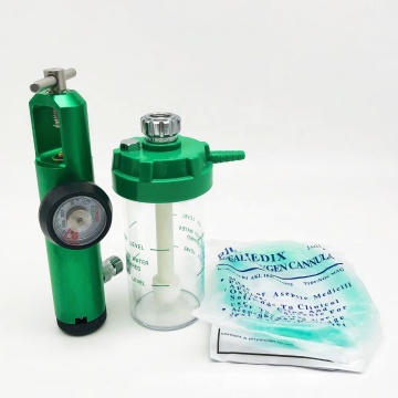 USA Standard Pin Index CGA870 Medical Oxygen Regulator with Humidifier