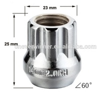 Acorn bulge wheel nuts