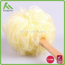 Wooden Long Handle Plastic Sponge Bath Brush Spa Bath Brush