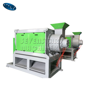 Plastic film dewatering drying system