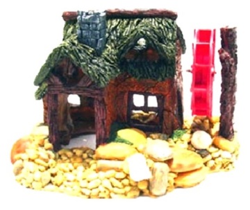 Aerated Water Mill Polyresin Aquarium Decoration