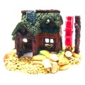 Aerated Water Mill Polyresin Aquarium Decoration