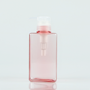 450ml Pink color eco friendly shampoo dispenser bottles