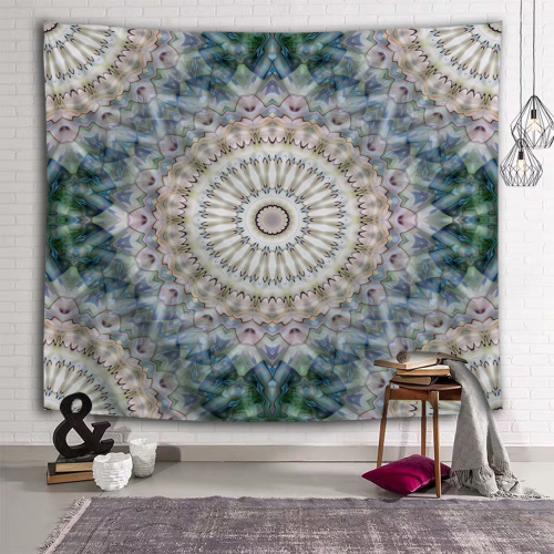 Bohemian Tapestry Mandala Wall Hanging Indian Style Boho Psychedelic Hippie Wall Tapestry for Livingroom Bedroom Home Dorm Decor