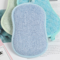 Pad Dapur Bantal Membersihkan Microfiber Scrub Spons