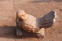 yard art metal animals cast iron bird animals