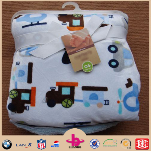 2015 hotsell cheap super soft touch sherpa and microplush baby blanket pattern/blanket for newborn baby