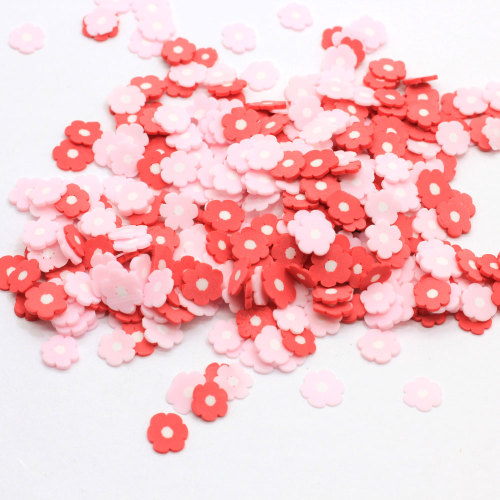 Lovely 5mm Flower Shape Polymer Clay Slice 500g / bag for Nail Art Scrapbook Ornaments Kawaii Confetti