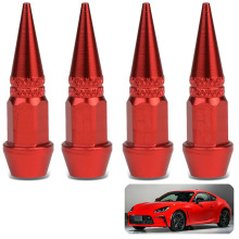 Popular Red Bullet Screw Valve Covers for Car Tire Modification
