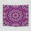 Czeski gobelin Mandala wiszący na ścianie Indian Hippie Boho Psychodeliczny gobelin do salonu Sypialnia Home Dorm Decor Rose Red