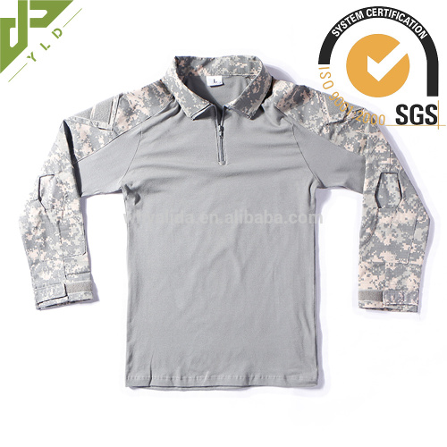 military combat breathable long sleeve army camo shirt