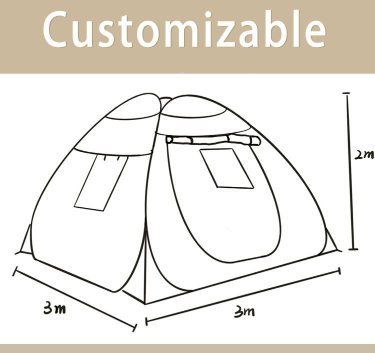 Automatic Quick Setup Pop Up Customized  Middle Eastern Tent Durable Portable Middle East Tent Pop Up Tent