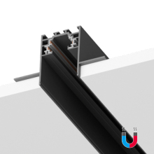 DC48V Recessed LED Lighting: 1m to 3m Linear Track Magnetic Extruded Aluminum Rail