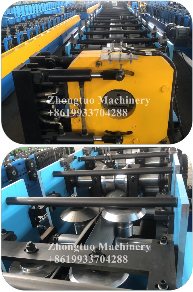 Good quality rain gutter square downpipe roll forming machine