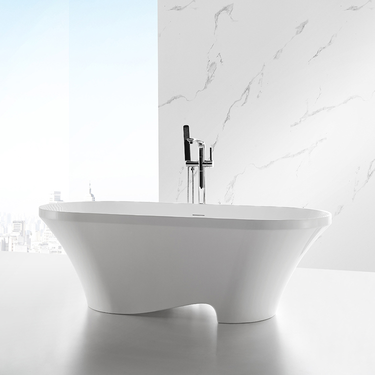 2020 New Acrylic Irregular Removable Bath Tub Freestanding Bathtub For Adults