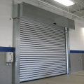 Transparent rapid high speed rolling up door