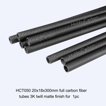 CNC Cutting Full 3K Carbon Fiber Round Tube