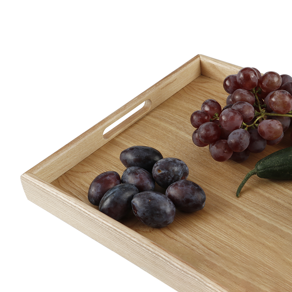 Wooden Tray with Handle for Kitchen