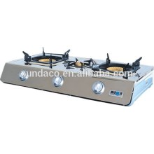 SS 3 Burner Gas Cooker for Kitchen Usage