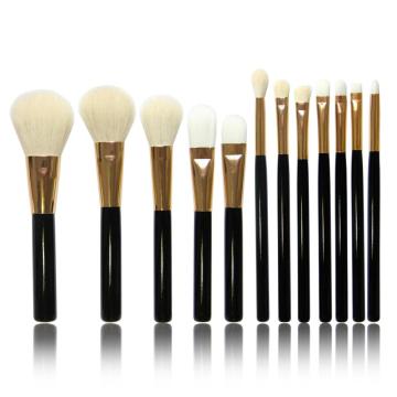 12pcs professional Natural/Synthetic hair makeup brush set