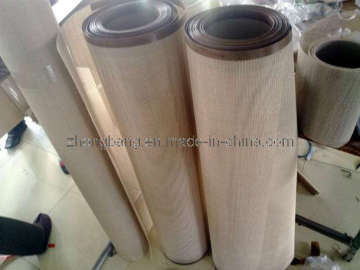 Offer PTFE Coated Fiberglass Open Mesh Conveyor Bel/1.2mm