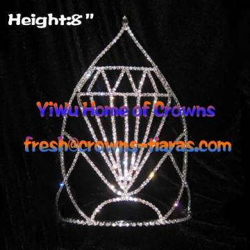 8in Diamond Shaped Pageant Crowns