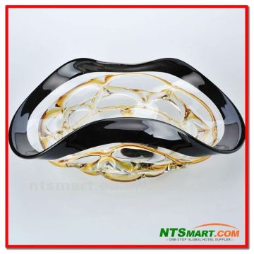 Elegant Colorful glass bowl, Decorative glass bowl, Housewares