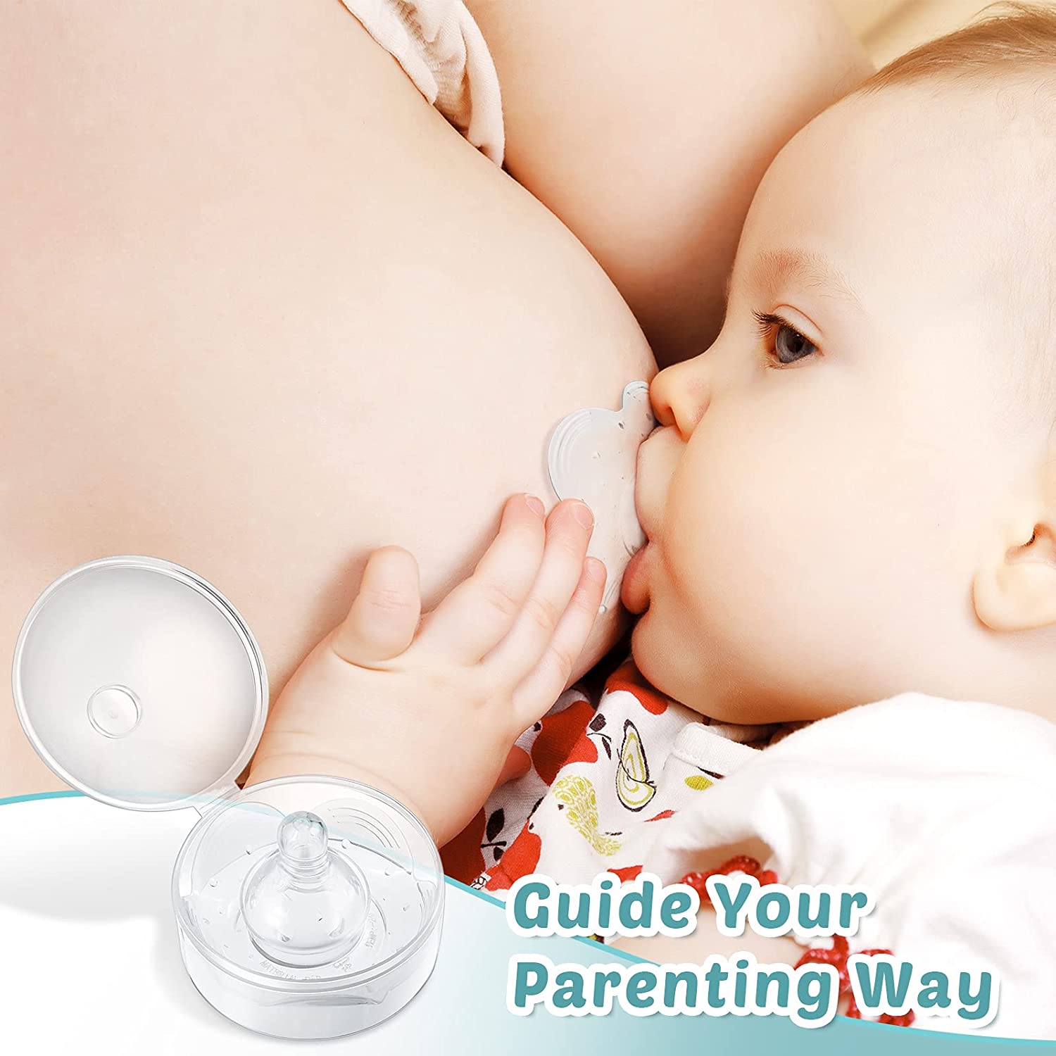 Contact Nipple Shield Breast Feeding Nipple Protector Nipple Shield With Case For Breastfeeding Nursing