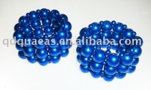 pearl beaded handmade wedding napkin ring, holiday bulk napkin holder