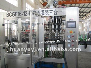 Beer Washing Filling Capping Machine Monoblock
