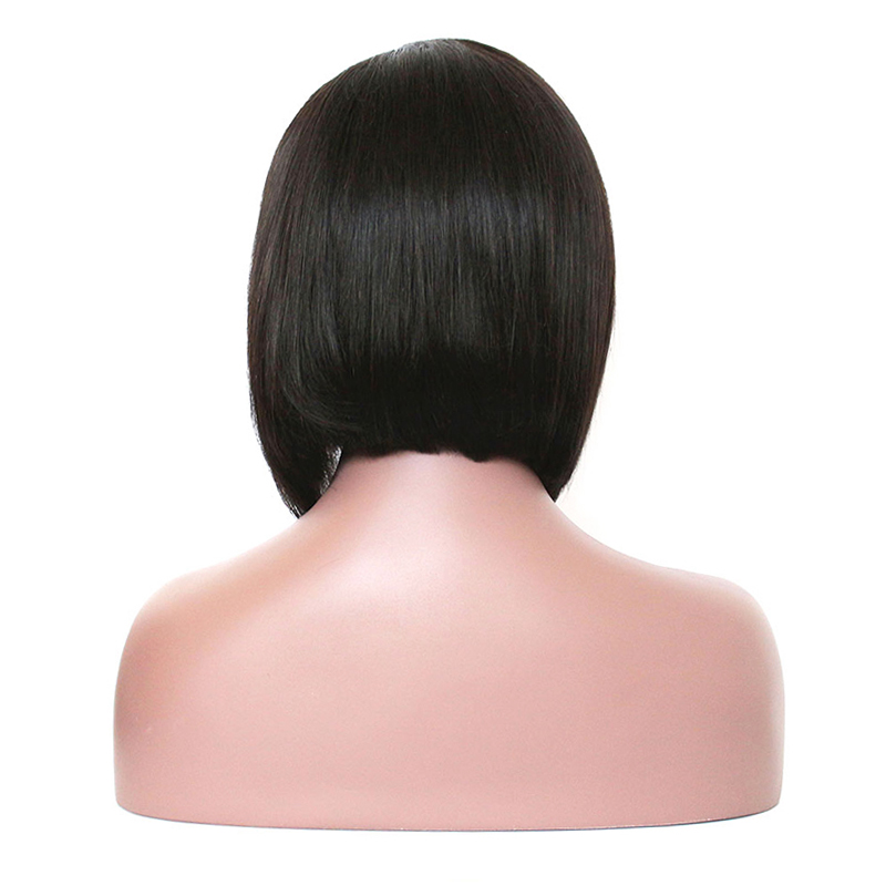 4*4 lace raw hair bob wig, straight human hair wigs wholesale,  lace front indian hair bob wig