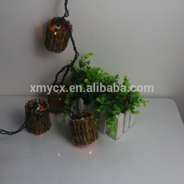 Holiday string light handicrafts made of bamboo