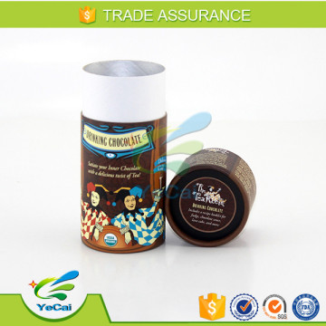 Round tube packaging paper box for candy