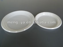 Round Microwave Disposable Plastic Plate 6 inch