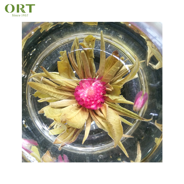 Wholesale Organic green tea base blooming tea for fujian