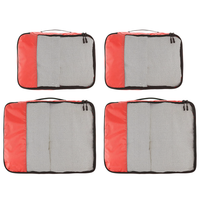 4 Set Packing Cubes Travel Luggage Organizers